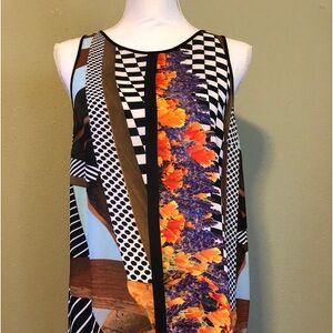 Fab Clover Canyon Colorful Sleeveless Summer Top